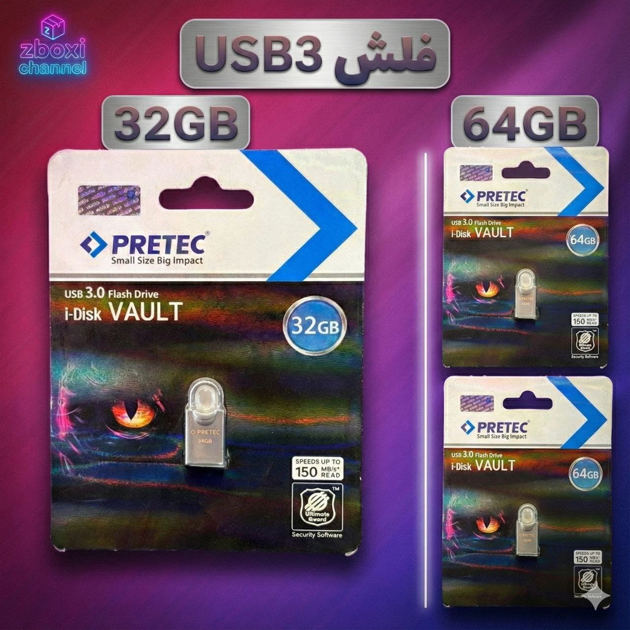 فلش مموری Pretec USB3 ظرفیت 32GB